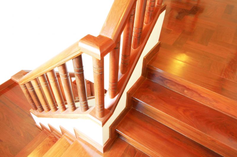 Wood Stair Railing Repair in Olathe, KS